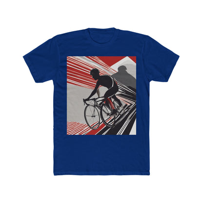 boostlete-boost-mode-scene-cyclist-speed-geometric-0208 — Unisex Cotton Crew Tee (NL 3600)