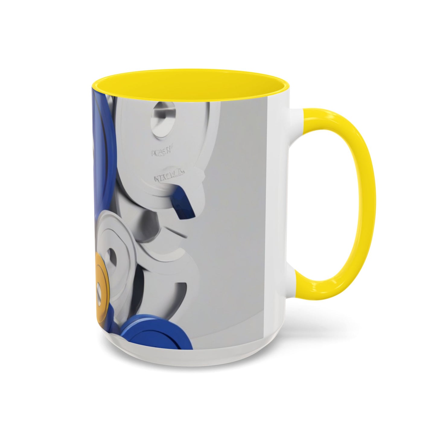 boostlete-field-day-icon-barbell-offset-geometric-0150 — Accent Mug 11oz/15oz