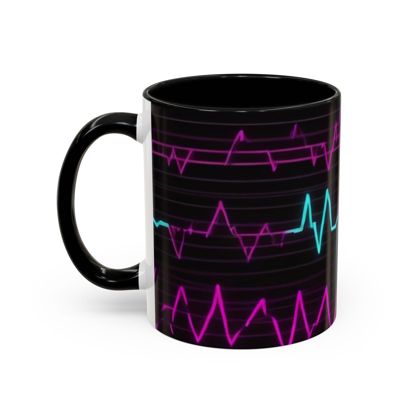 boostlete-boost-mode-pattern-ekg-modern-0111 — Accent Mug 11oz/15oz