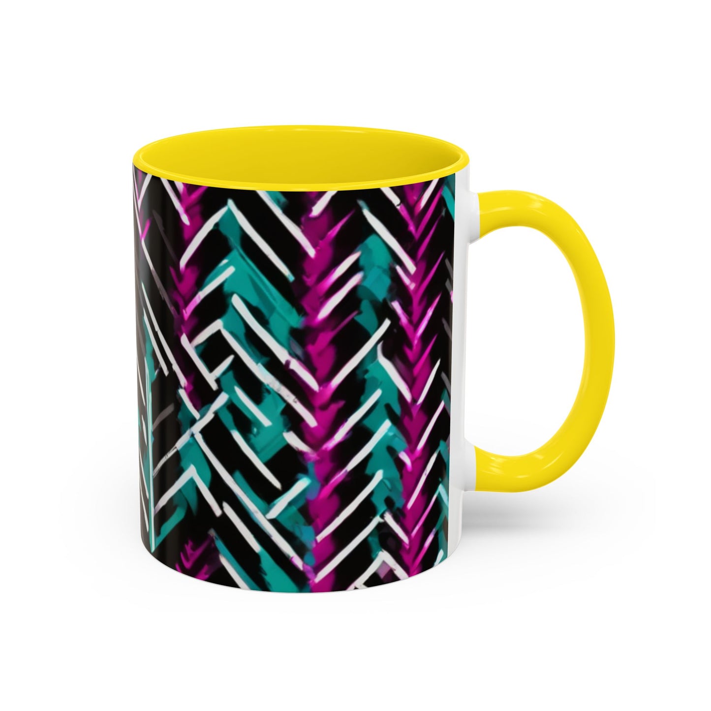 boostlete-recovery-progress-pattern-chevron-retro-0243 — Accent Mug 11/15oz