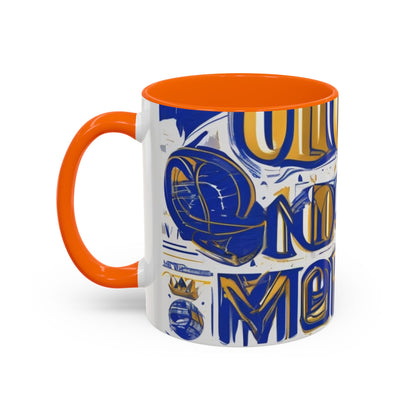 boostlete-am-crew-type-own-the-morning-outline-over-solid-vector-0429 — Accent Mug 11/15oz
