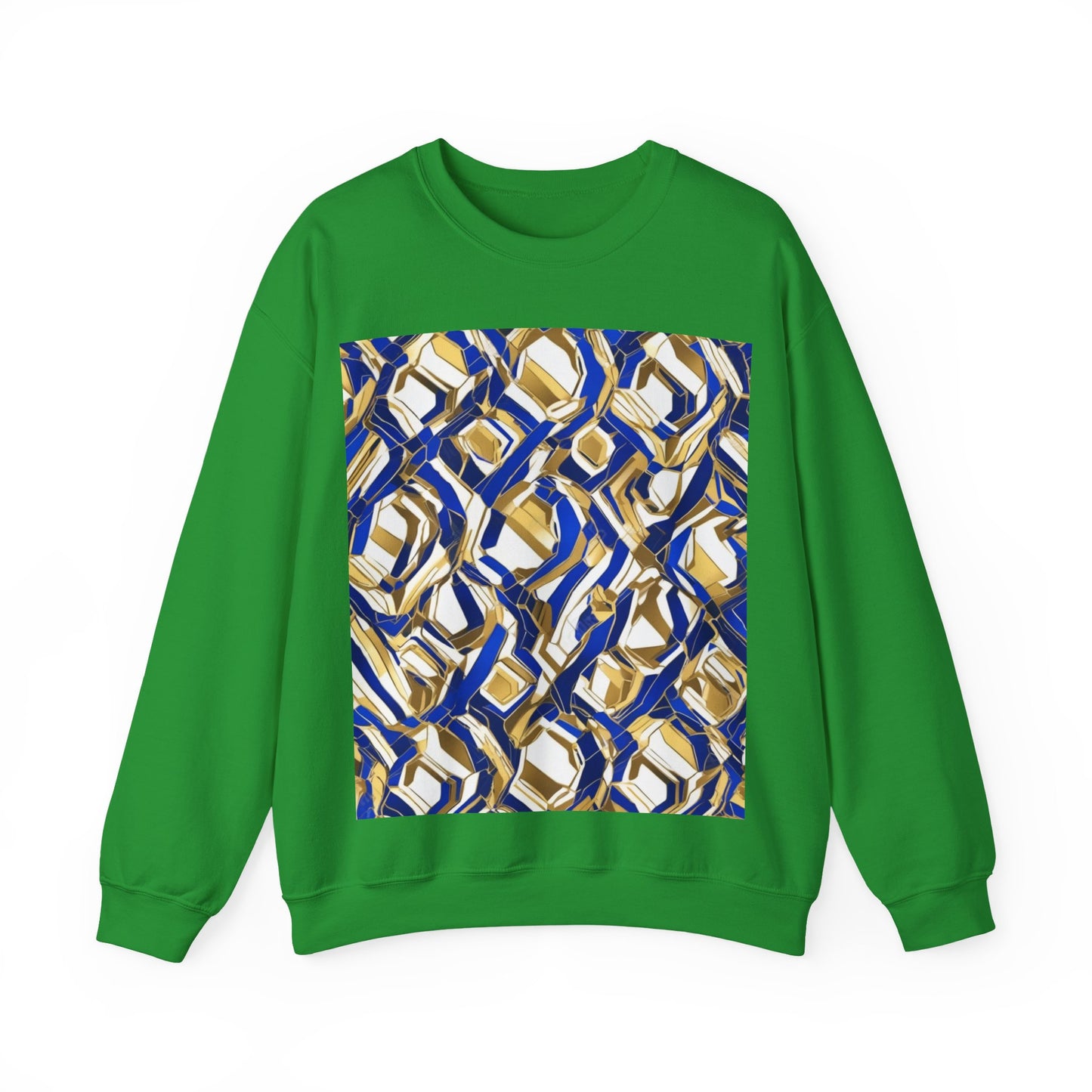 boostlete-boost-mode-pattern-hex-athletic-0611 — Unisex Heavy Blend Crewneck (G18000)