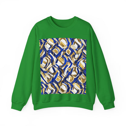 boostlete-boost-mode-pattern-hex-athletic-0611 — Unisex Heavy Blend Crewneck (G18000)