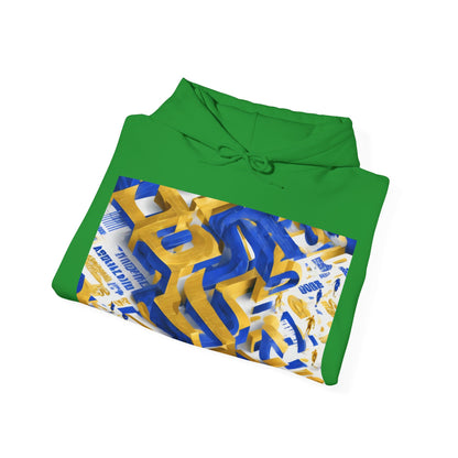 boostlete-iron-intent-type-one-more-rep-arc-isometric-0069 — Unisex Heavy Blend Hooded Sweatshirt (Gildan)