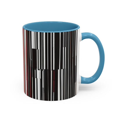 boostlete-am-crew-pattern-barcode-athletic-0911 — Accent Mug 11/15oz