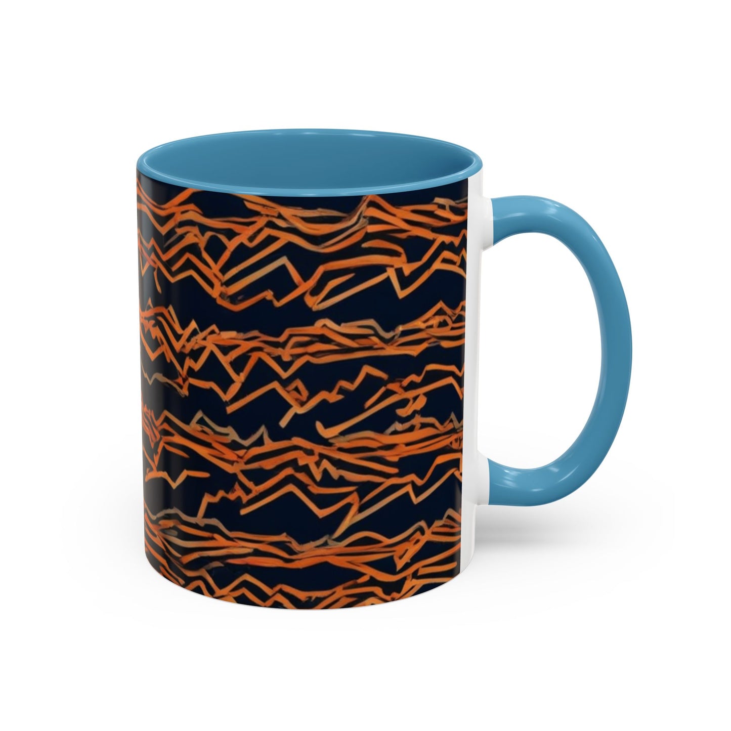 boostlete-field-day-pattern-ekg-bold-0135 — Accent Mug 11oz/15oz
