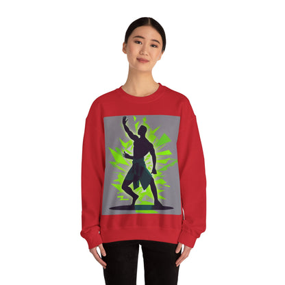 boostlete-mile-by-mile-scene-yogi-offset-isometric-0972 — Unisex Heavy Blend Crewneck (G18000)