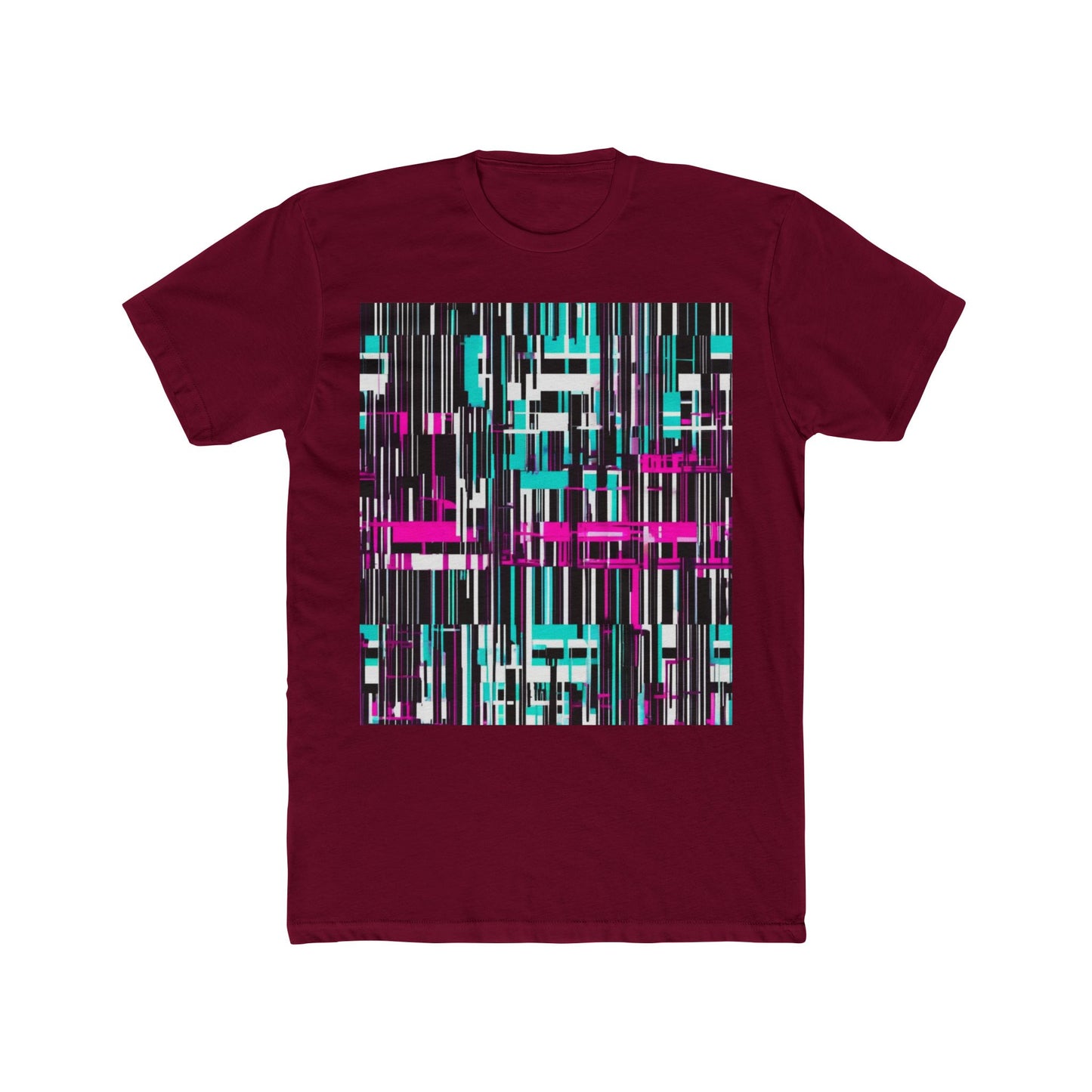boostlete-am-crew-pattern-barcode-bold-0023 — Unisex Cotton Crew Tee (NL 3600)