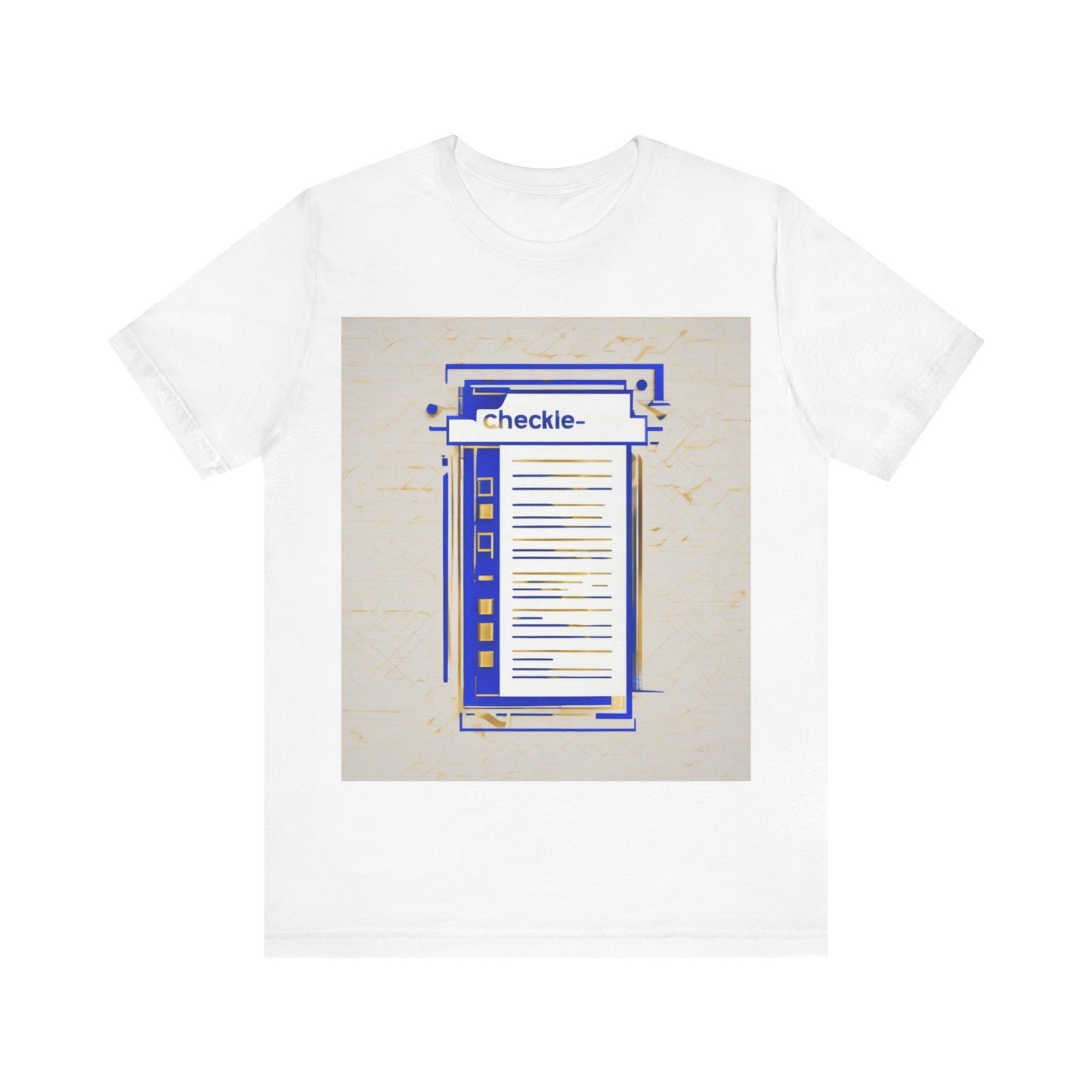 boostlete-am-crew-icon-checklist-glitch-badge-0018 — Unisex Jersey Short Sleeve (B+C 3001)