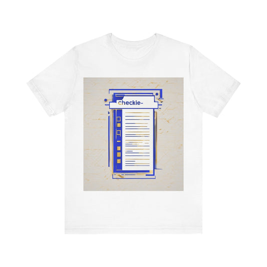 boostlete-am-crew-icon-checklist-glitch-badge-0018 — Unisex Jersey Short Sleeve (B+C 3001)