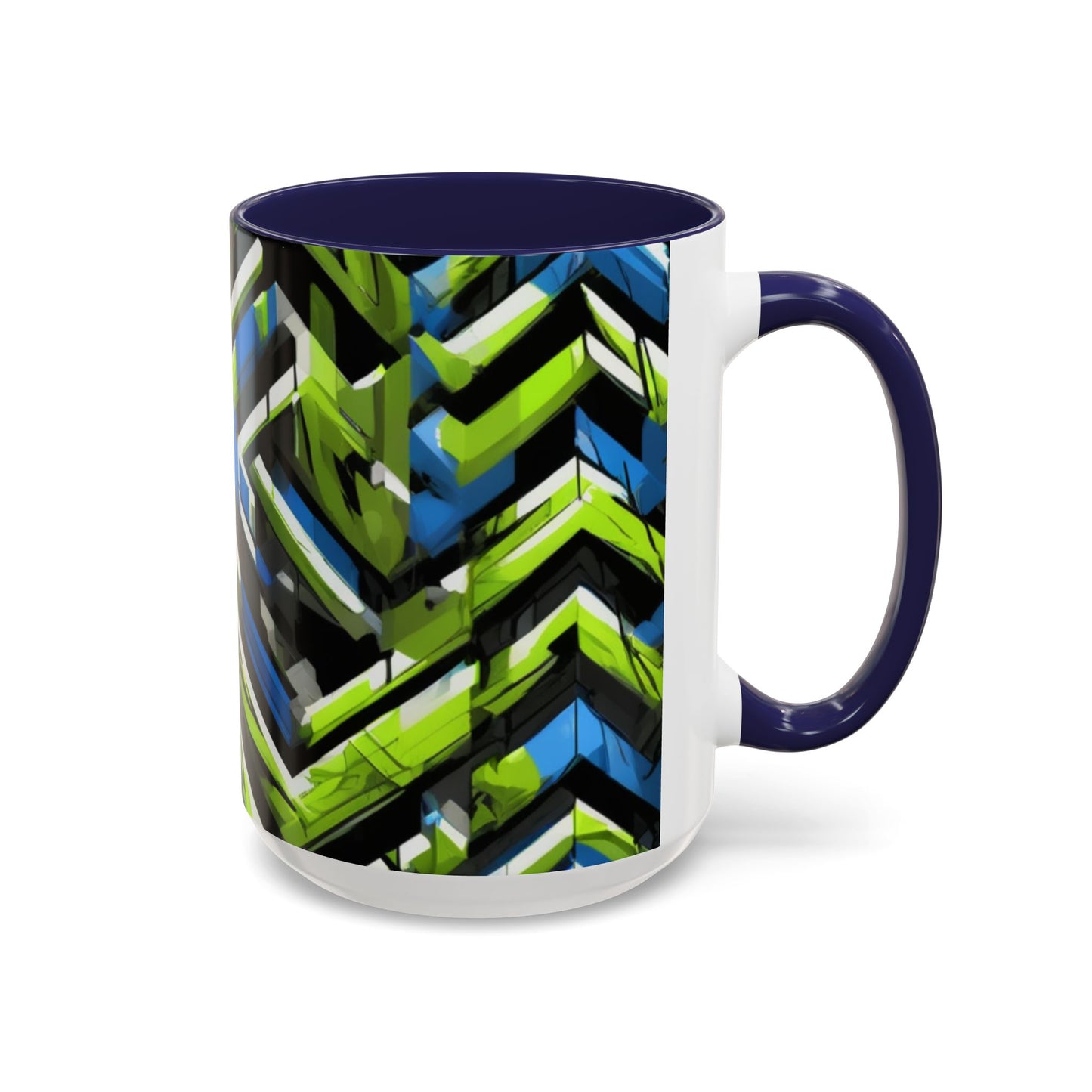 boostlete-rise-grind-pattern-chevron-isometric-0195 — Accent Mug 11oz/15oz