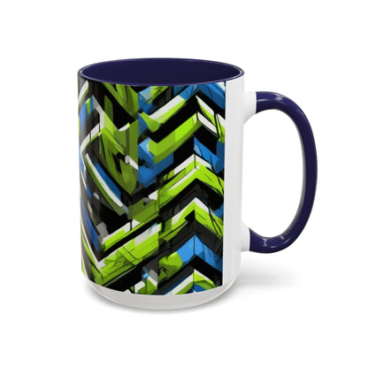 boostlete-rise-grind-pattern-chevron-isometric-0195 — Accent Mug 11oz/15oz