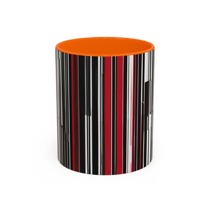 boostlete-am-crew-pattern-barcode-athletic-0911 — Accent Mug 11/15oz