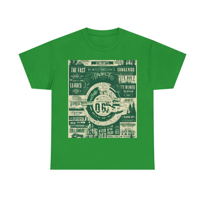 boostlete-mile-by-mile-type-fast-is-earned-big-blueprint-0041 — Unisex Heavy Cotton Tee (Gildan 5000)