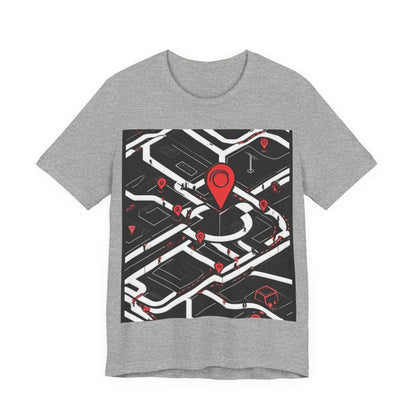 boostlete-am-crew-icon-map-matte-isometric-0094 — Unisex Jersey Short Sleeve (B+C 3001)