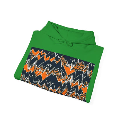 boostlete-headspace-pattern-ekg-industrial-0559 — Unisex Heavy Blend Hoodie (G18500)