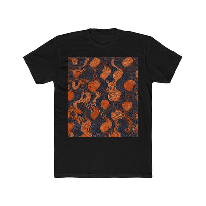 boostlete-iron-intent-pattern-topographic-engraved-0019 — Unisex Cotton Crew Tee (NL 3600)