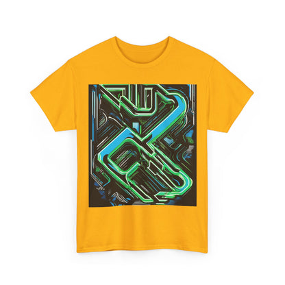 boostlete-boost-mode-type-constancia-gana-diagonal-badge-0185 — Unisex Heavy Cotton Tee (Gildan 5000)