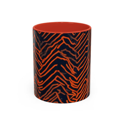 boostlete-field-day-pattern-ekg-modern-0087 — Accent Mug 11oz/15oz