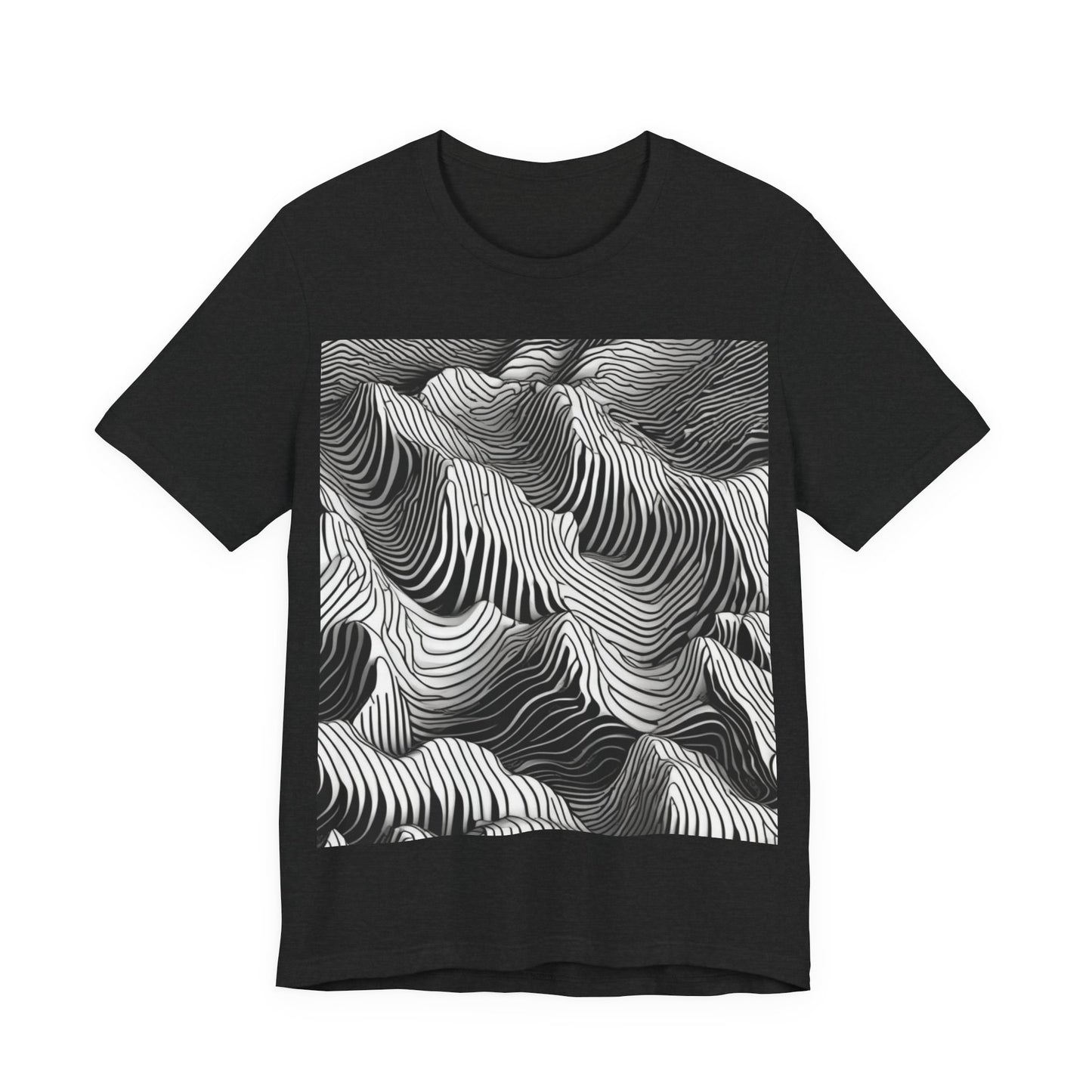 boostlete-field-day-pattern-topographic-isometric-0211 — Unisex Jersey Short Sleeve (B+C 3001)