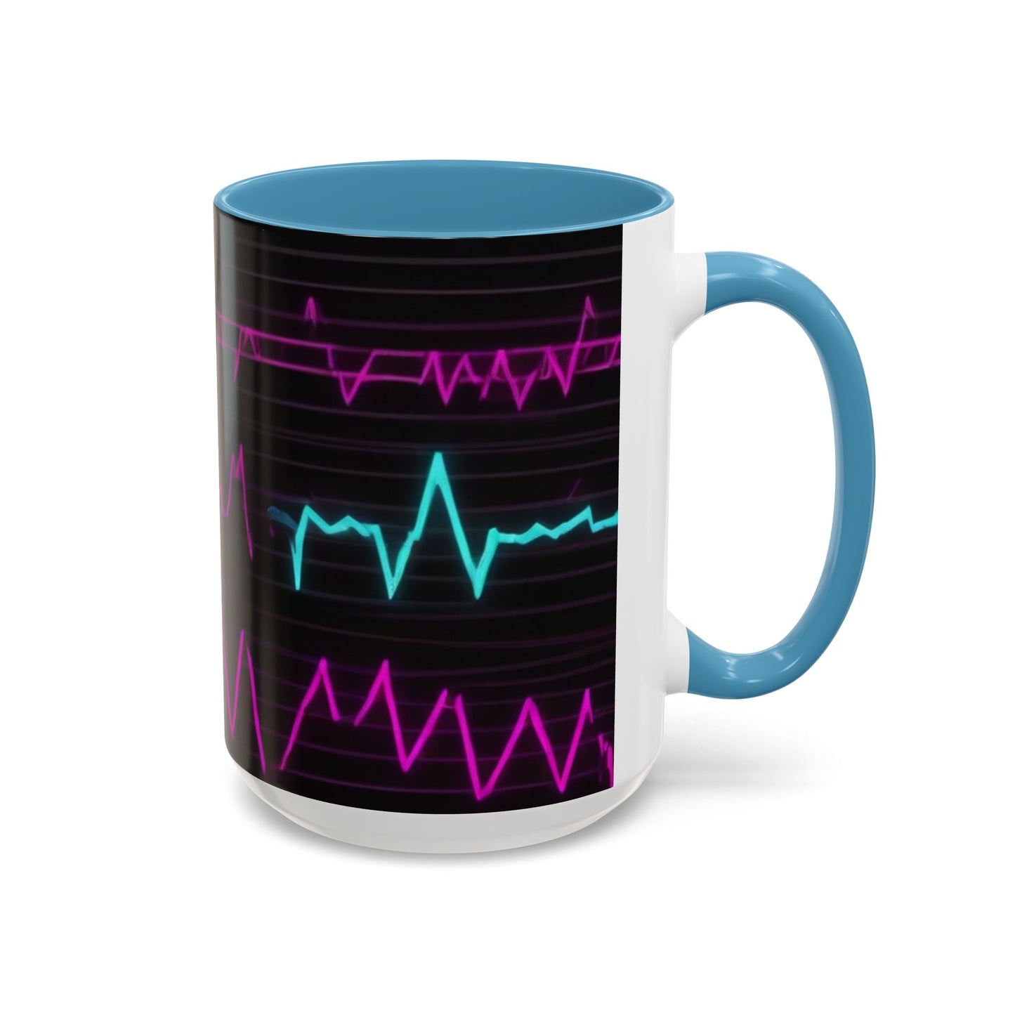 boostlete-boost-mode-pattern-ekg-modern-0111 — Accent Mug 11oz/15oz