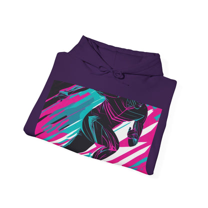 boostlete-mile-by-mile-scene-sprinter-motion-modern-0828 — Unisex Heavy Blend Hoodie (G18500)