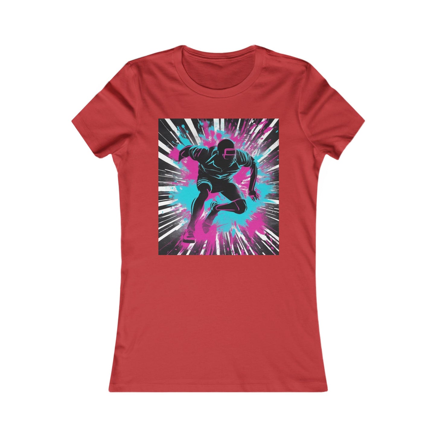 boostlete-recovery-progress-scene-sprinter-chalk-bold-0220 — Women's Favorite Tee (B+C 6004)