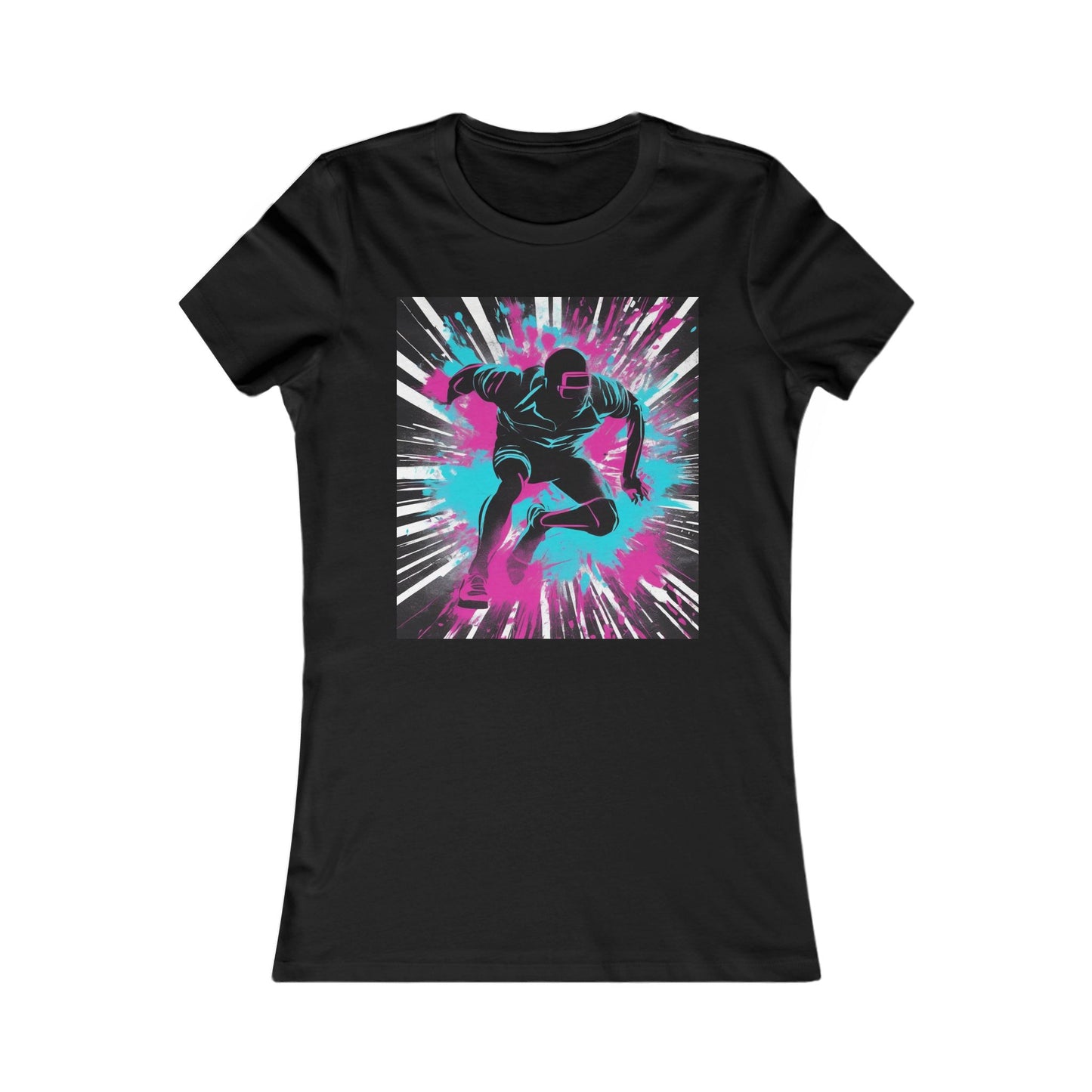 boostlete-recovery-progress-scene-sprinter-chalk-bold-0220 — Women's Favorite Tee (B+C 6004)