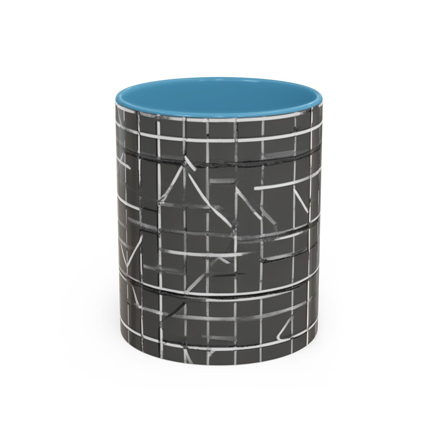 boostlete-rise-grind-pattern-plate-number-monoline-0291 — Accent Mug 11/15oz