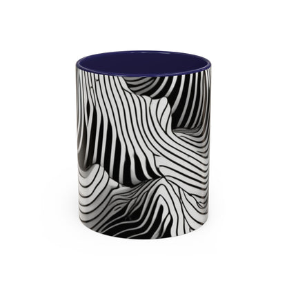 boostlete-field-day-pattern-topographic-isometric-0211 — Accent Mug 11oz/15oz