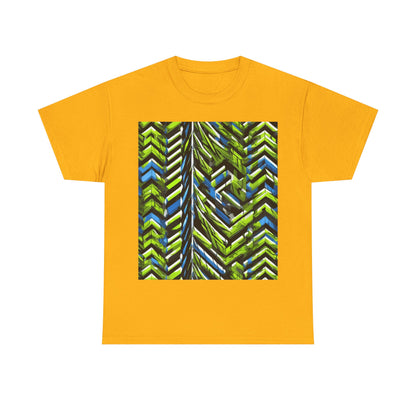 boostlete-rise-grind-pattern-chevron-isometric-0195 — Unisex Heavy Cotton Tee (Gildan 5000)