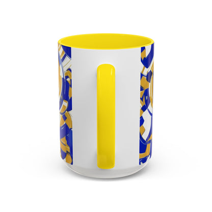 boostlete-field-day-icon-barbell-grainy-line-art-0906 — Accent Mug 11/15oz
