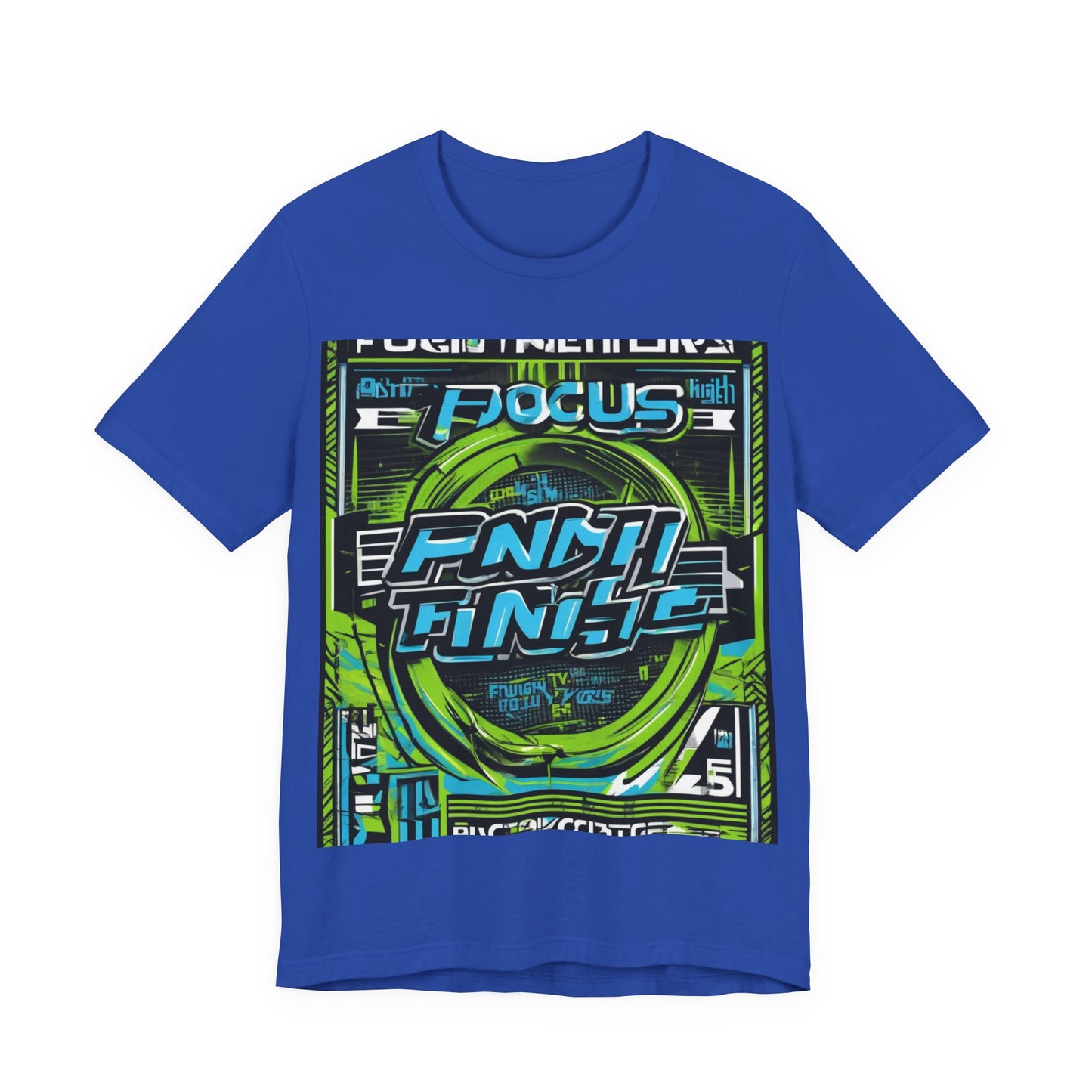 boostlete-iron-intent-type-focus-finish-big-retro-0177 — Unisex Jersey Short Sleeve (B+C 3001)