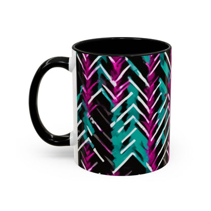 boostlete-recovery-progress-pattern-chevron-retro-0243 — Accent Mug 11/15oz