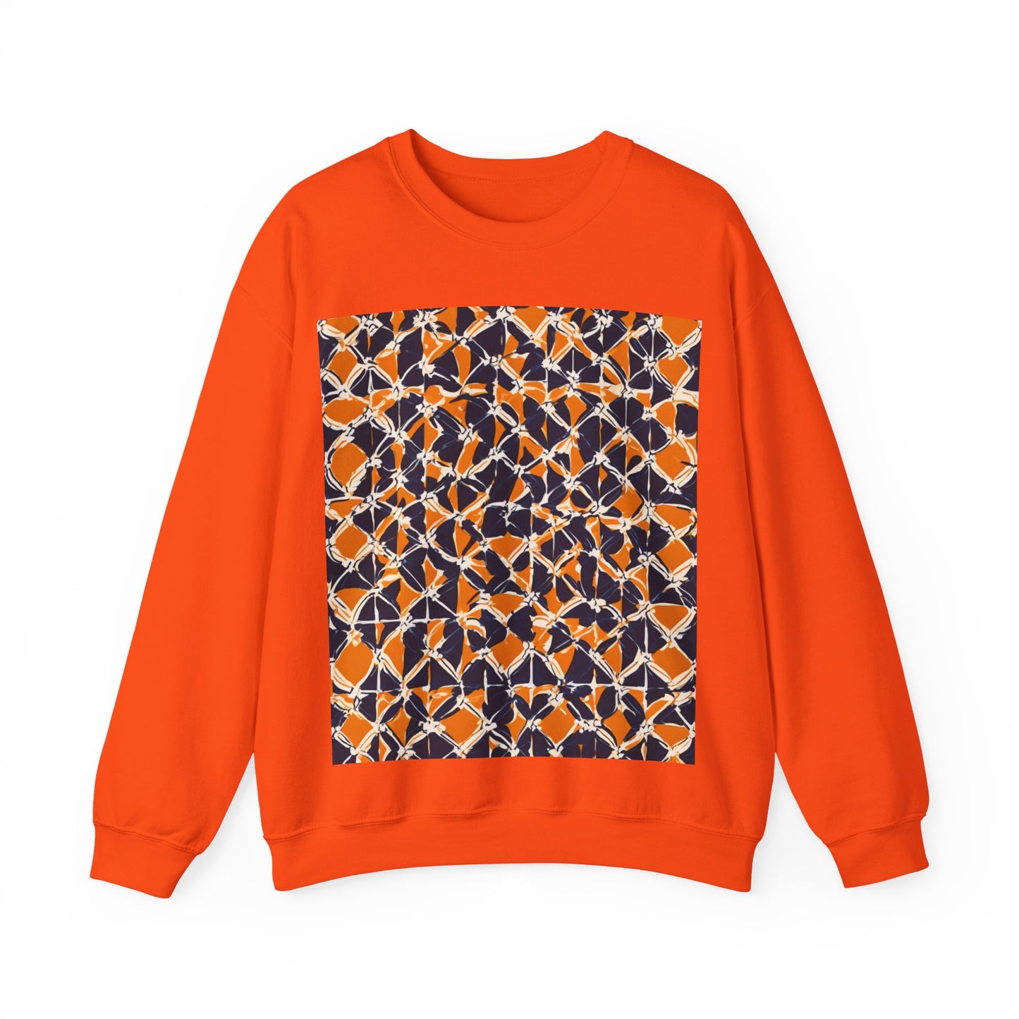 boostlete-headspace-pattern-plate-number-badge-0387 — Unisex Heavy Blend Crewneck (G18000)