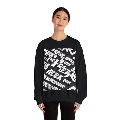 boostlete-pr-season-type-breathe-move-repeat-split-isometric-0017 — Unisex Heavy Blend Crewneck Sweatshirt (Gildan)