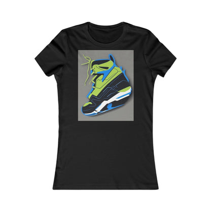 boostlete-quiet-power-icon-sneaker-duotone-paper-0066 — Women's Favorite Tee (B+C 6004)