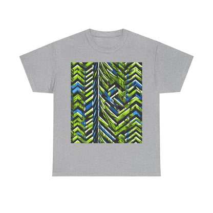 boostlete-rise-grind-pattern-chevron-isometric-0195 — Unisex Heavy Cotton Tee (Gildan 5000)
