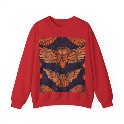 boostlete-field-day-icon-wings-soft-geometric-0298 — Unisex Heavy Blend Crewneck Sweatshirt (Gildan)