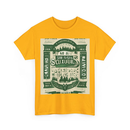 boostlete-rise-grind-type-sin-excusas-banner-monoline-0097 — Unisex Heavy Cotton Tee (Gildan 5000)