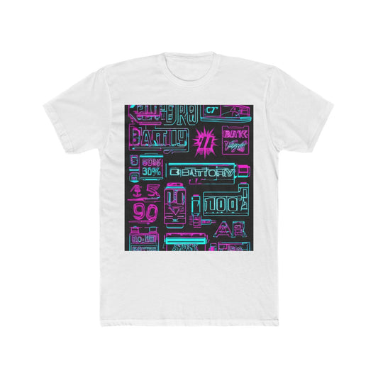 boostlete-rise-grind-type-battery-100-effort-split-blueprint-0205 — Unisex Cotton Crew Tee (NL 3600)