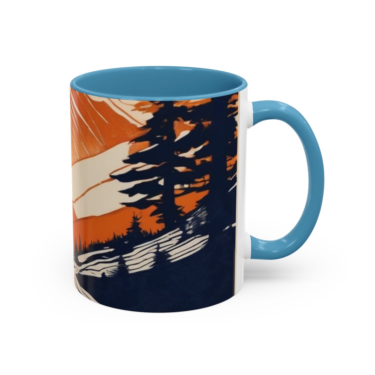 boostlete-iron-intent-scene-trail-glitch-badge-0100 — Accent Mug 11oz/15oz