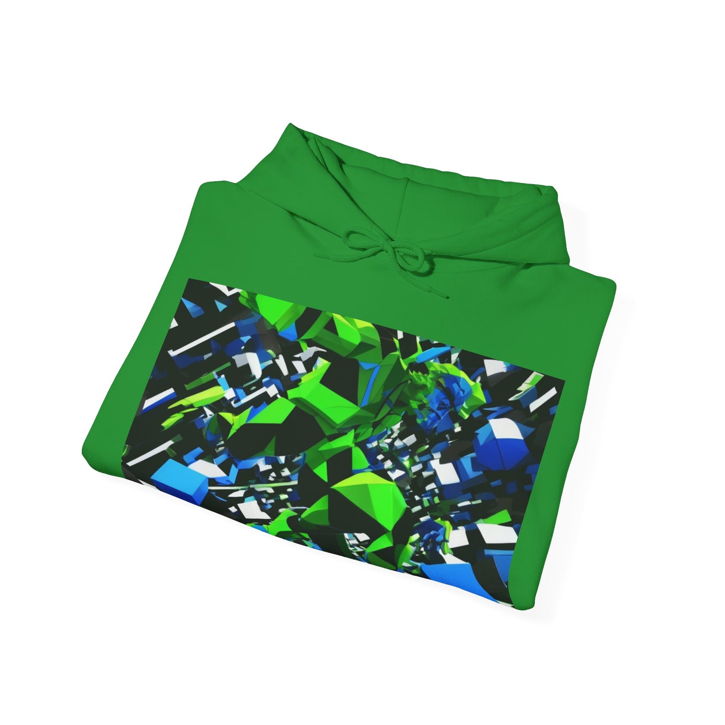 boostlete-pr-season-scene-sprinter-3d-geometric-0896 — Unisex Heavy Blend Hoodie (G18500)