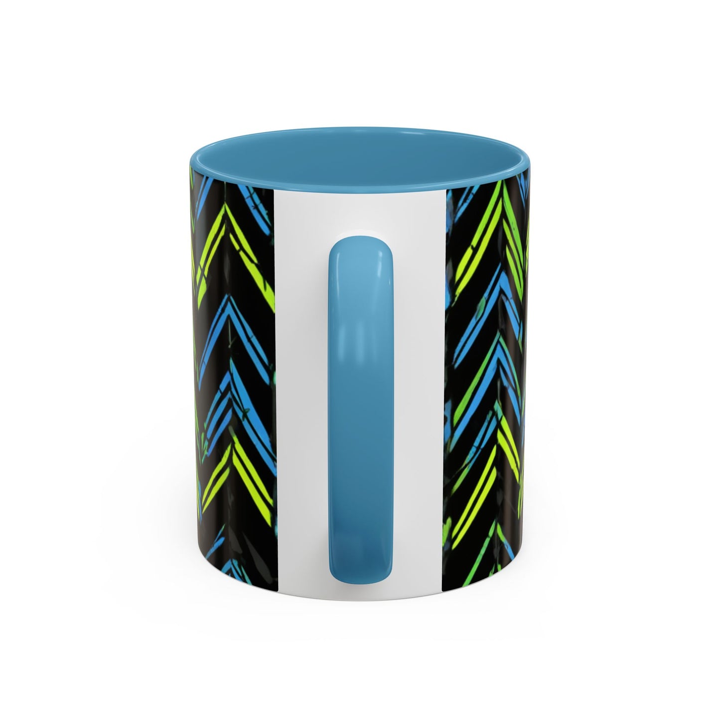 boostlete-mile-by-mile-pattern-chevron-monoline-0051 — Accent Mug 11oz/15oz