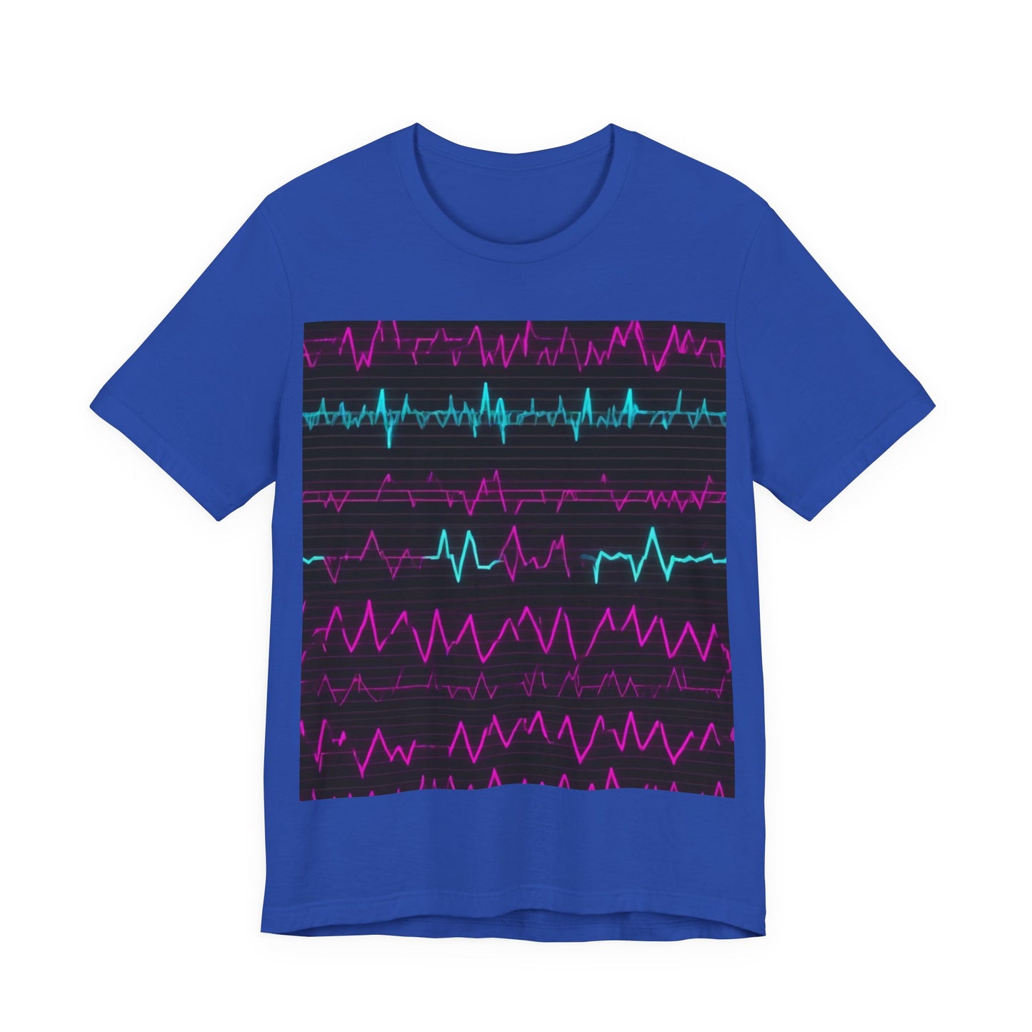boostlete-boost-mode-pattern-ekg-modern-0111 — Unisex Jersey Short Sleeve (B+C 3001)