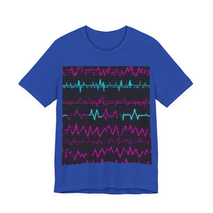 boostlete-boost-mode-pattern-ekg-modern-0111 — Unisex Jersey Short Sleeve (B+C 3001)