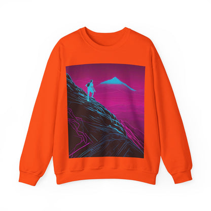 boostlete-boost-mode-scene-trail-neon-blueprint-0832 — Unisex Heavy Blend Crewneck (G18000)