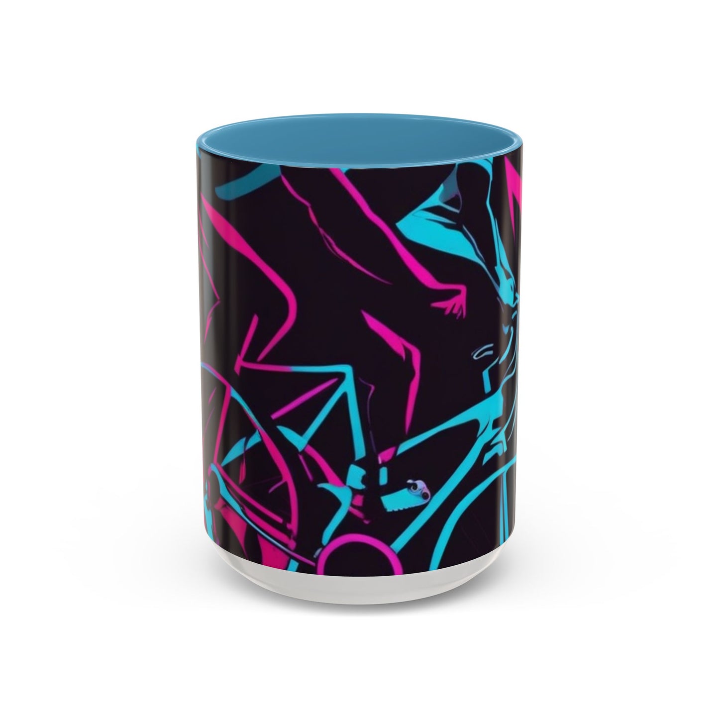 boostlete-rise-grind-scene-cyclist-outline-vector-0868 — Accent Mug 11/15oz