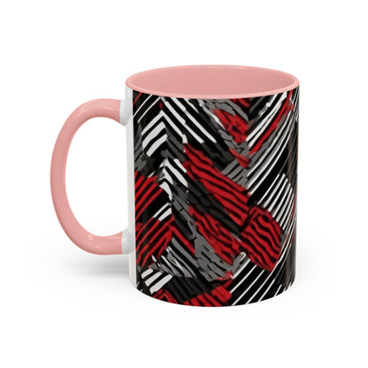 boostlete-pr-season-pattern-diagonal-geometric-0395 — Accent Mug 11/15oz