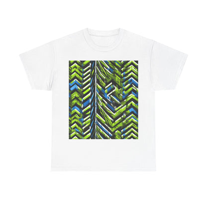 boostlete-rise-grind-pattern-chevron-isometric-0195 — Unisex Heavy Cotton Tee (Gildan 5000)